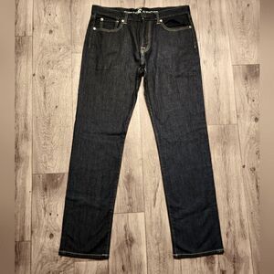 Christian Audigier Bootcut Black Denim Jean Size 34/34